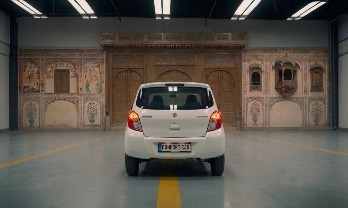 parked suzuki cultus back